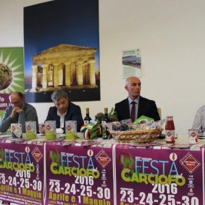 Festa del Carciofo di Paestum IGP2016 conferenza stampa